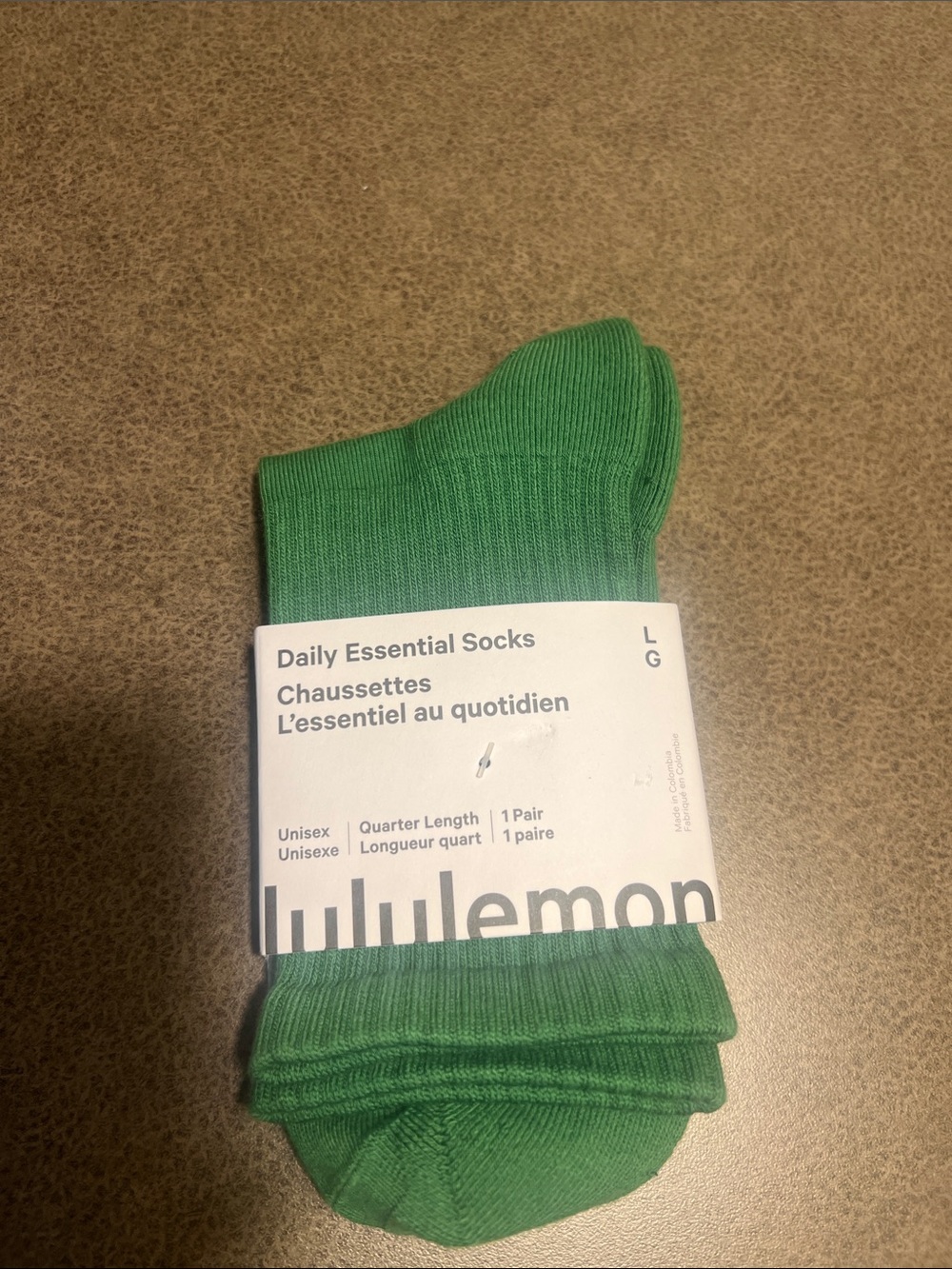 lululemon athletica women Daily Essential Quarter Socks - Green